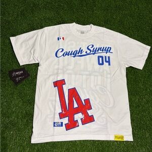 ALOCS / AWFUL LOT OF COUGH SYRUP LA DOGERS MLB T-SHIRT